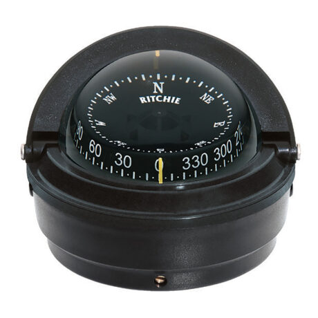 Ritchie Navigation S-87 - Voyager Surface Mount Compass (Surface Mount, Black, CombiDial, Black Dial 3")