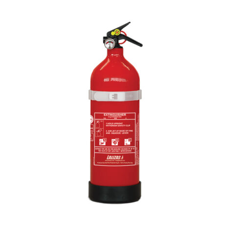 Lalizas Fire Extinguisher, Dry Powder 2kg, Stored Pressure w/ Bracket, MED (EN,IT,GR)