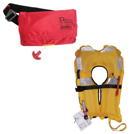 Lalizas Delta Inflatable Lifejacket, Belt-Pack, Auto, 150N, ISO, Adult