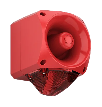 Klaxon Nexus 105 Sounder/Beacon, Red Lens Xenon (AC)