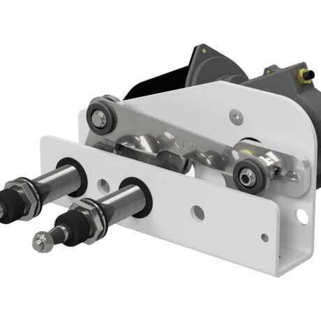 Roca W38 Wiper Motor, Dual Drive, 12V, Shaft 103mm/4.06"